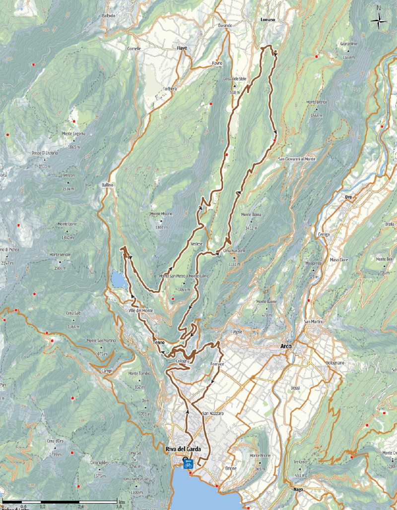 2026 Ebike Marathon Mappa Percorso